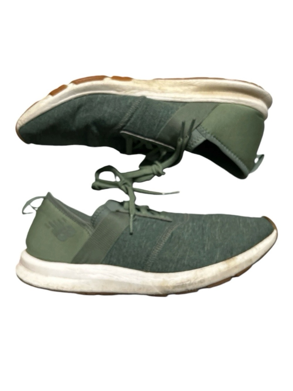 New Balance WoMen's Olive Green Slip-On Athletic Shoes
